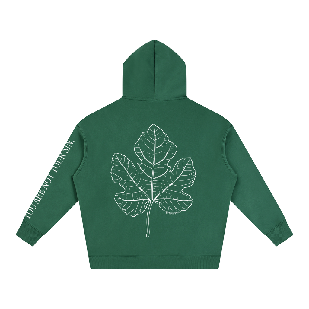 Oversize Fleeced Hoodie: Shame
