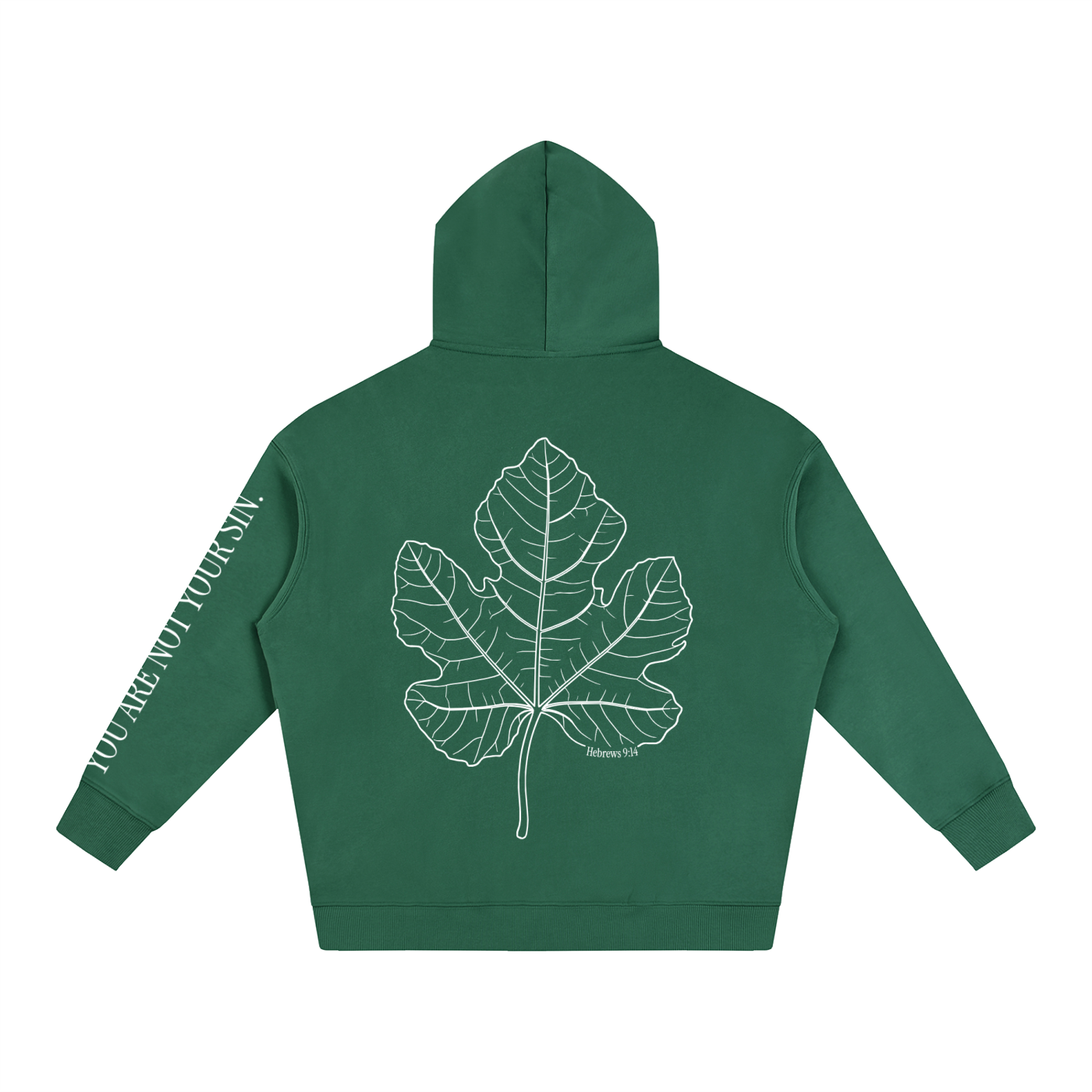 Oversize Fleeced Hoodie: Shame
