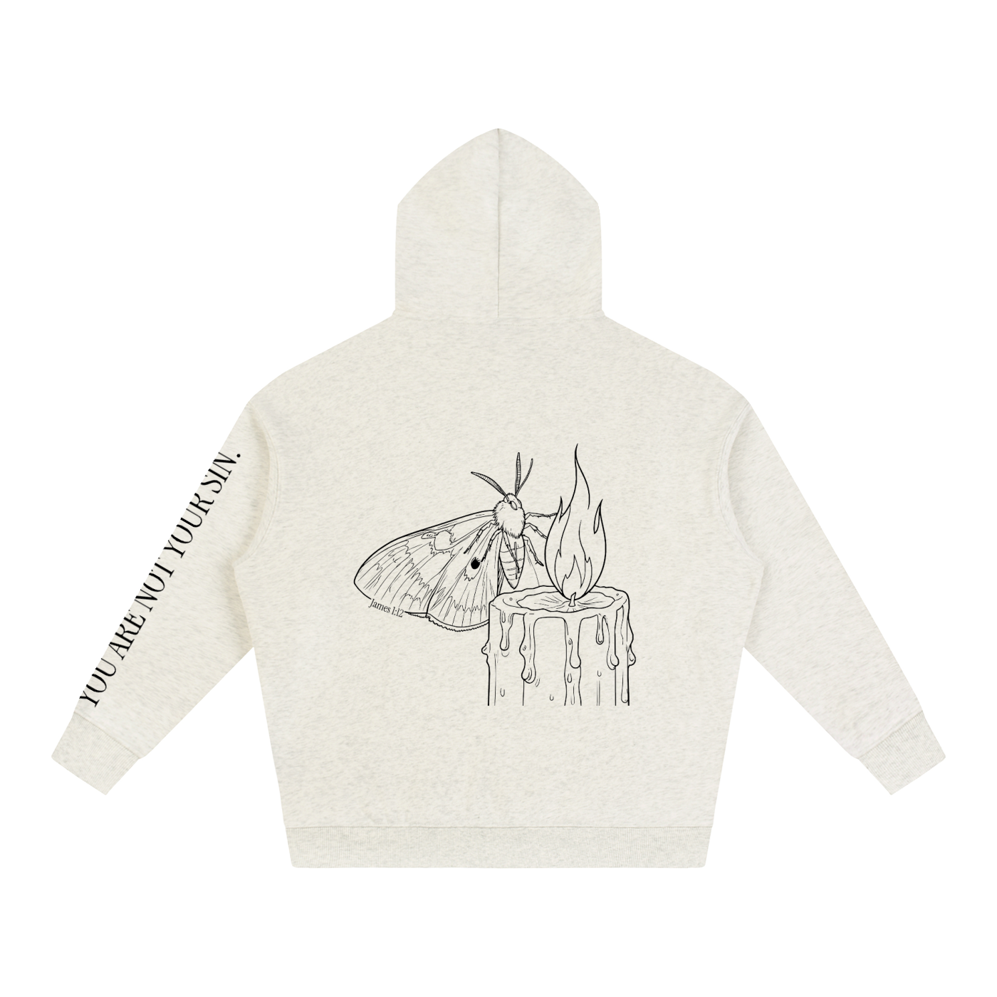 Oversize Fleeced Hoodie: Lust