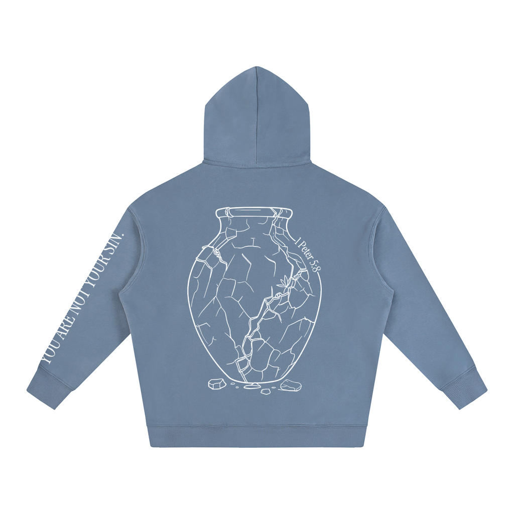 Oversize Fleeced Hoodie: Sobriety