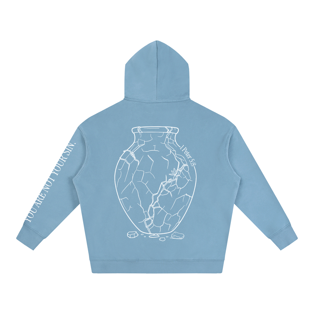 Oversize Fleeced Hoodie: Sobriety