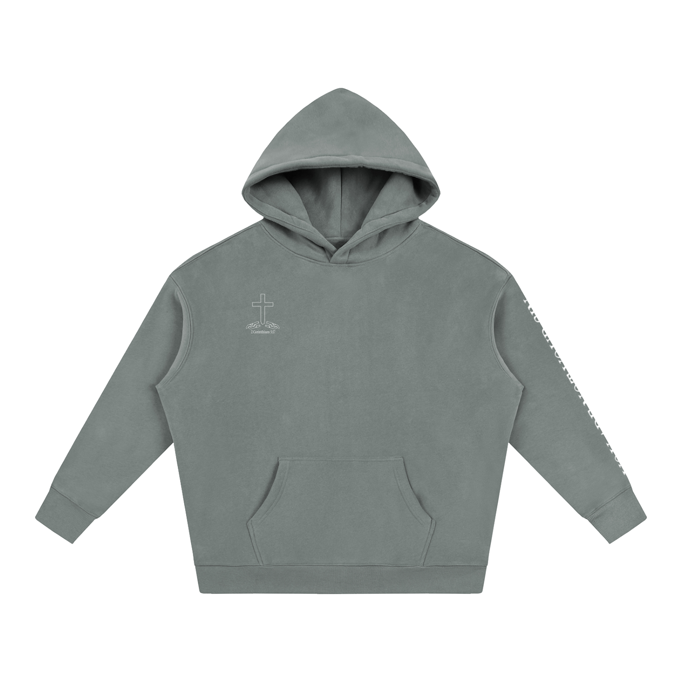 Oversize Fleeced Hoodie: Sobriety