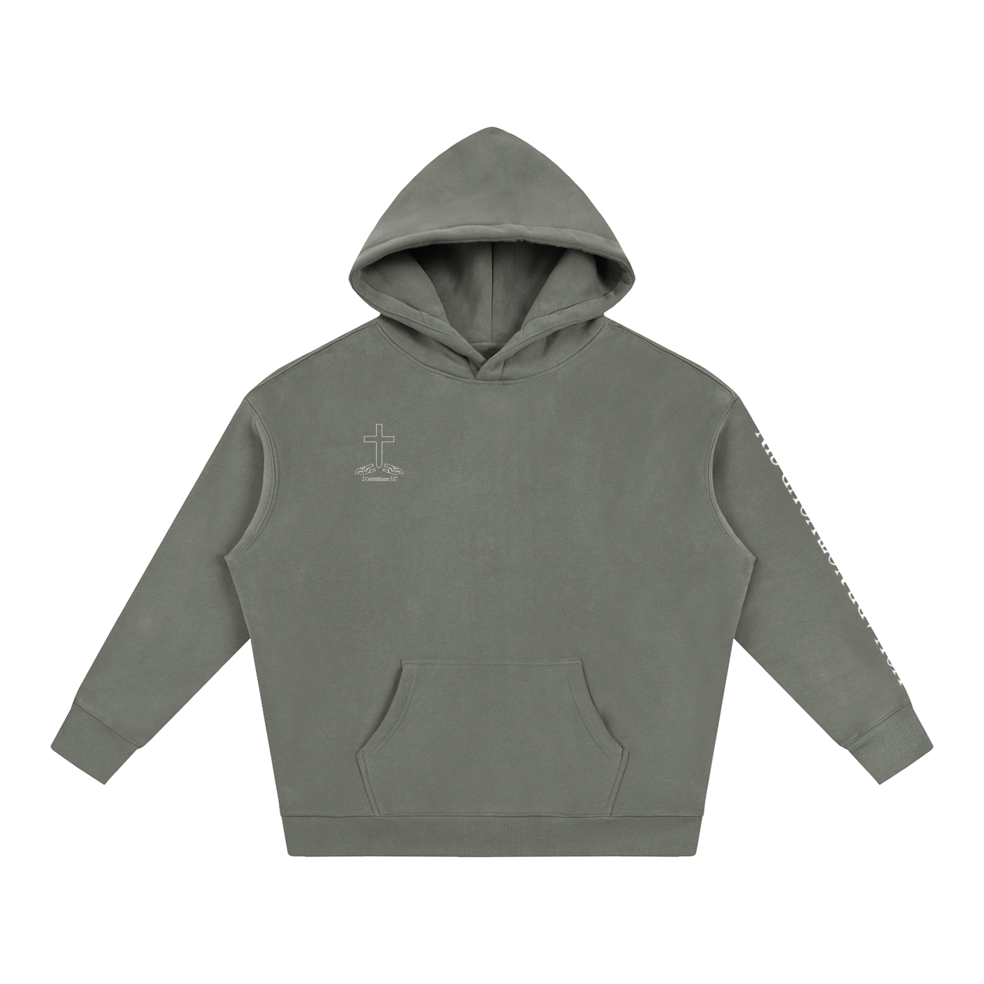 Oversize Fleeced Hoodie: Sins of the Tongue