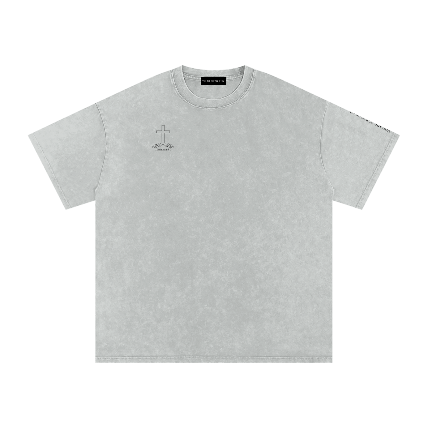 Shame Collection: Snow Washed Oversized Cotton T-Shirt