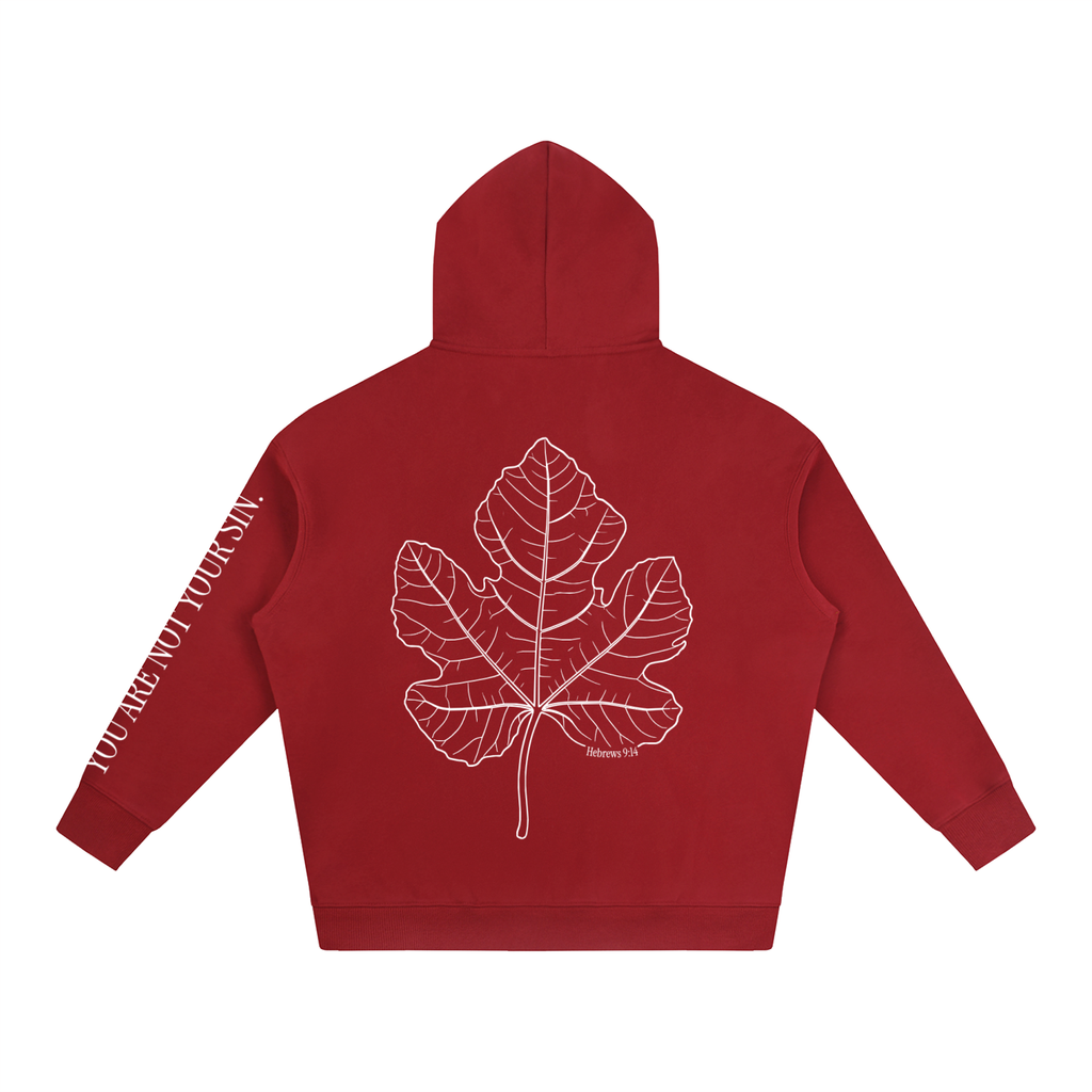 Oversize Fleeced Hoodie: Shame