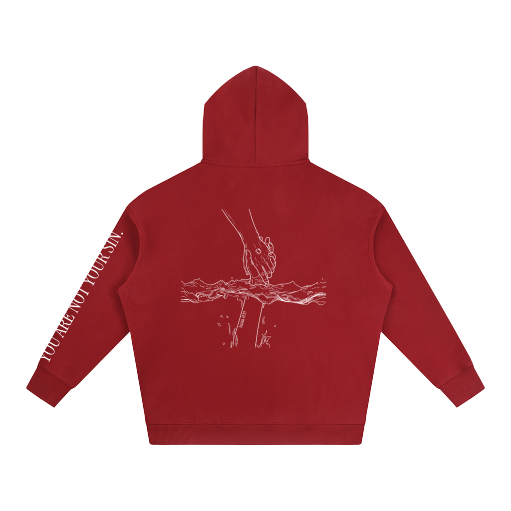 Oversize Fleeced Hoodie: Mental Health/Doubt