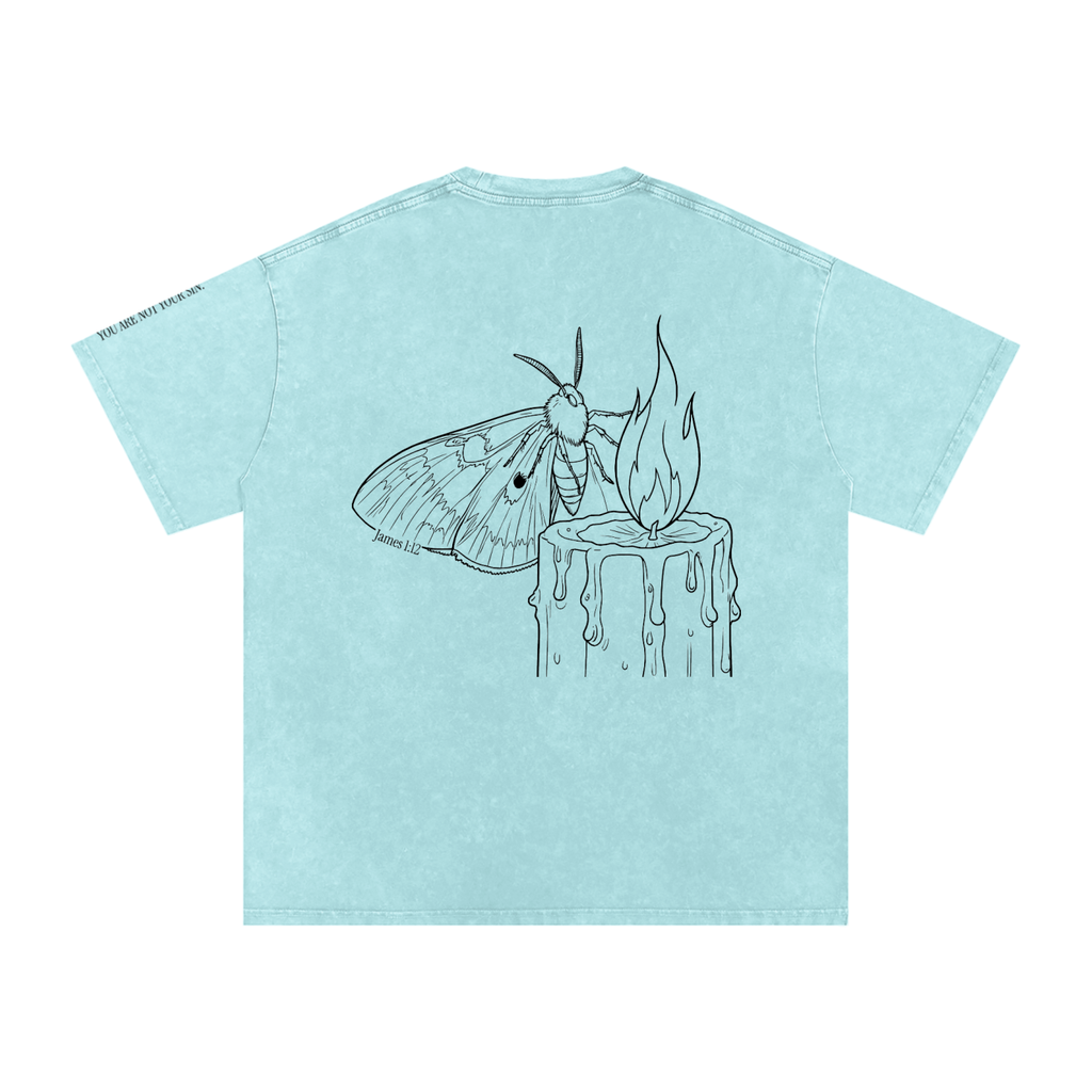 Lust Collection: Snow Washed Oversized Cotton T-Shirt