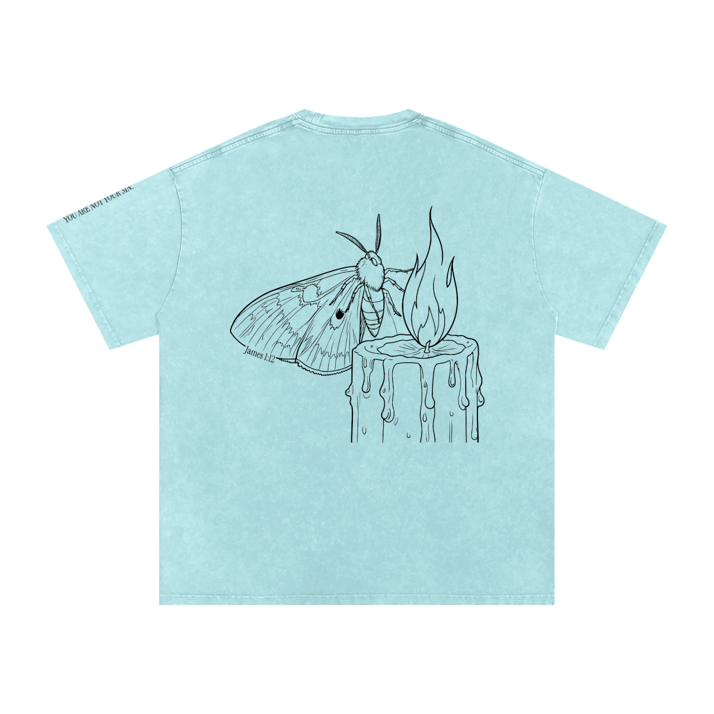 Lust Collection: Snow Washed Oversized Cotton T-Shirt