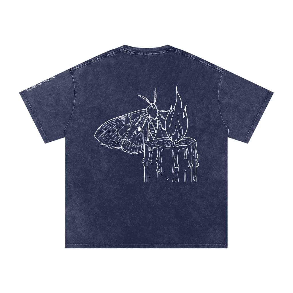 Lust Collection: Snow Washed Oversized Cotton T-Shirt