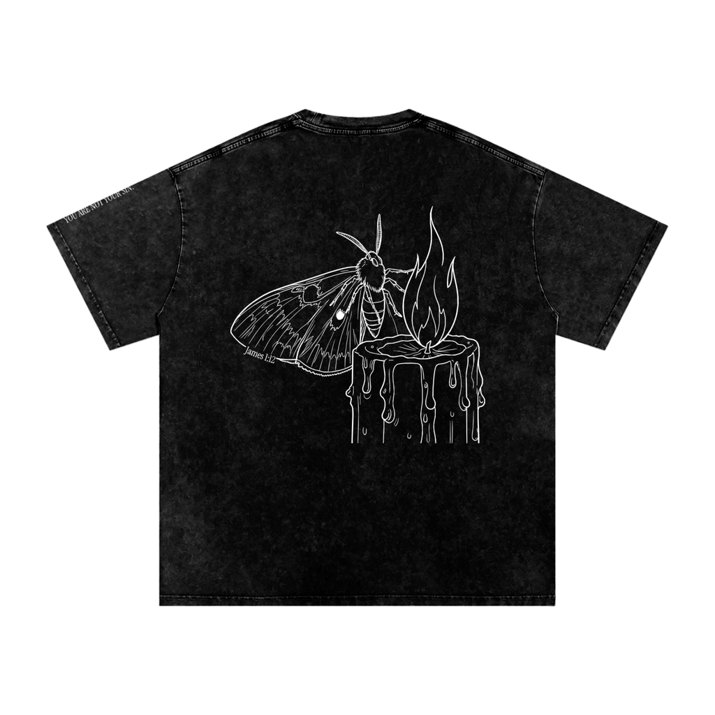 Lust Collection: Snow Washed Oversized Cotton T-Shirt
