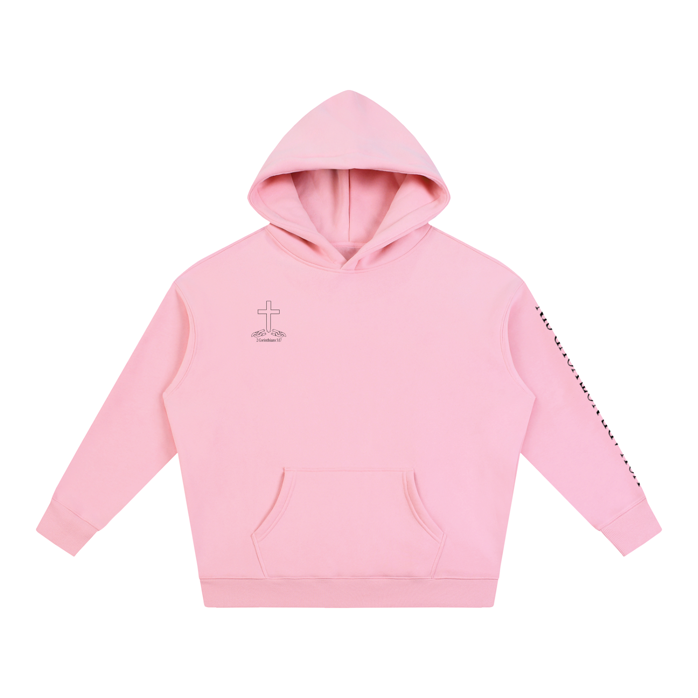 Oversize Fleeced Hoodie: Sins of the Tongue