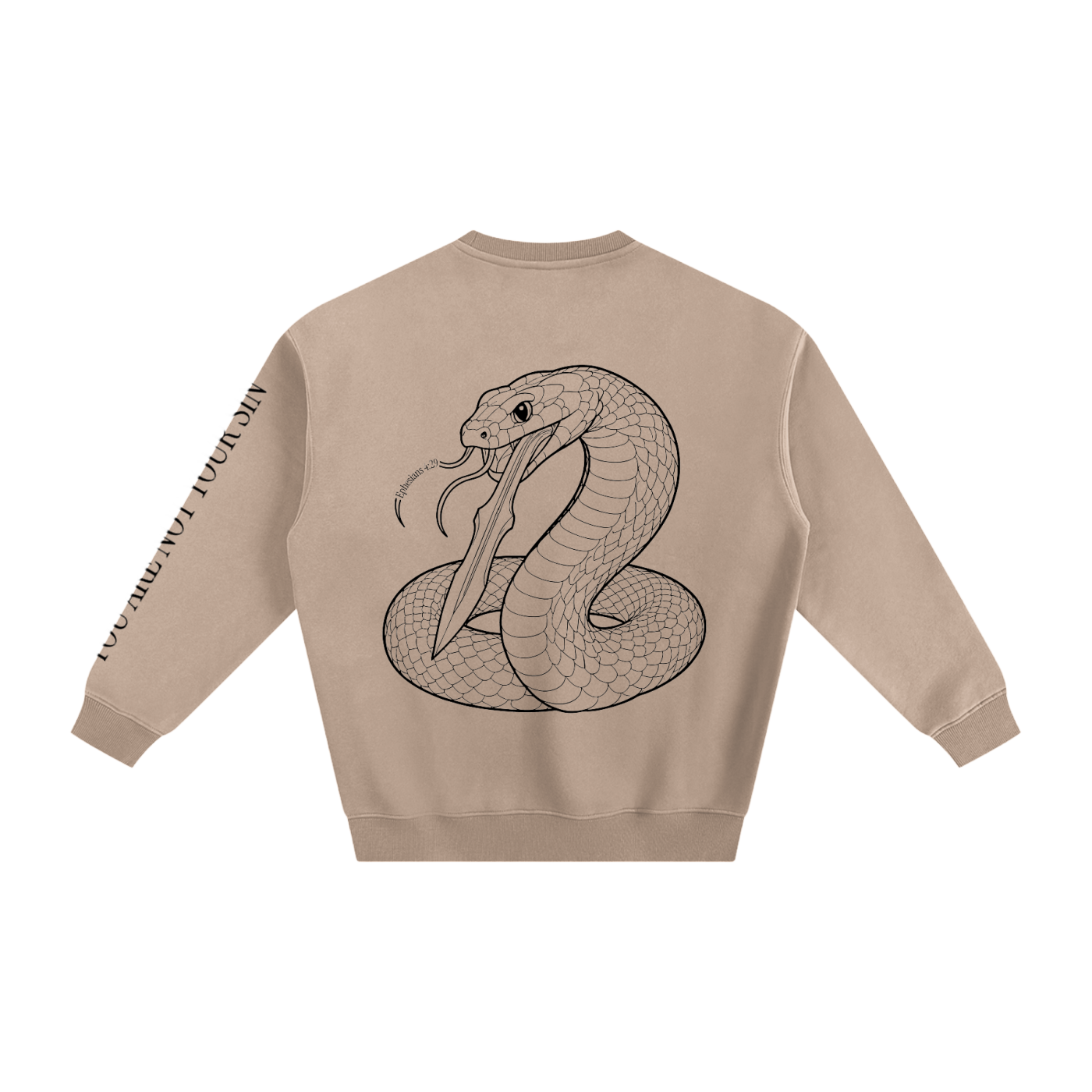 Sins of the Tongue Collection: Fleeced Sweatshirt