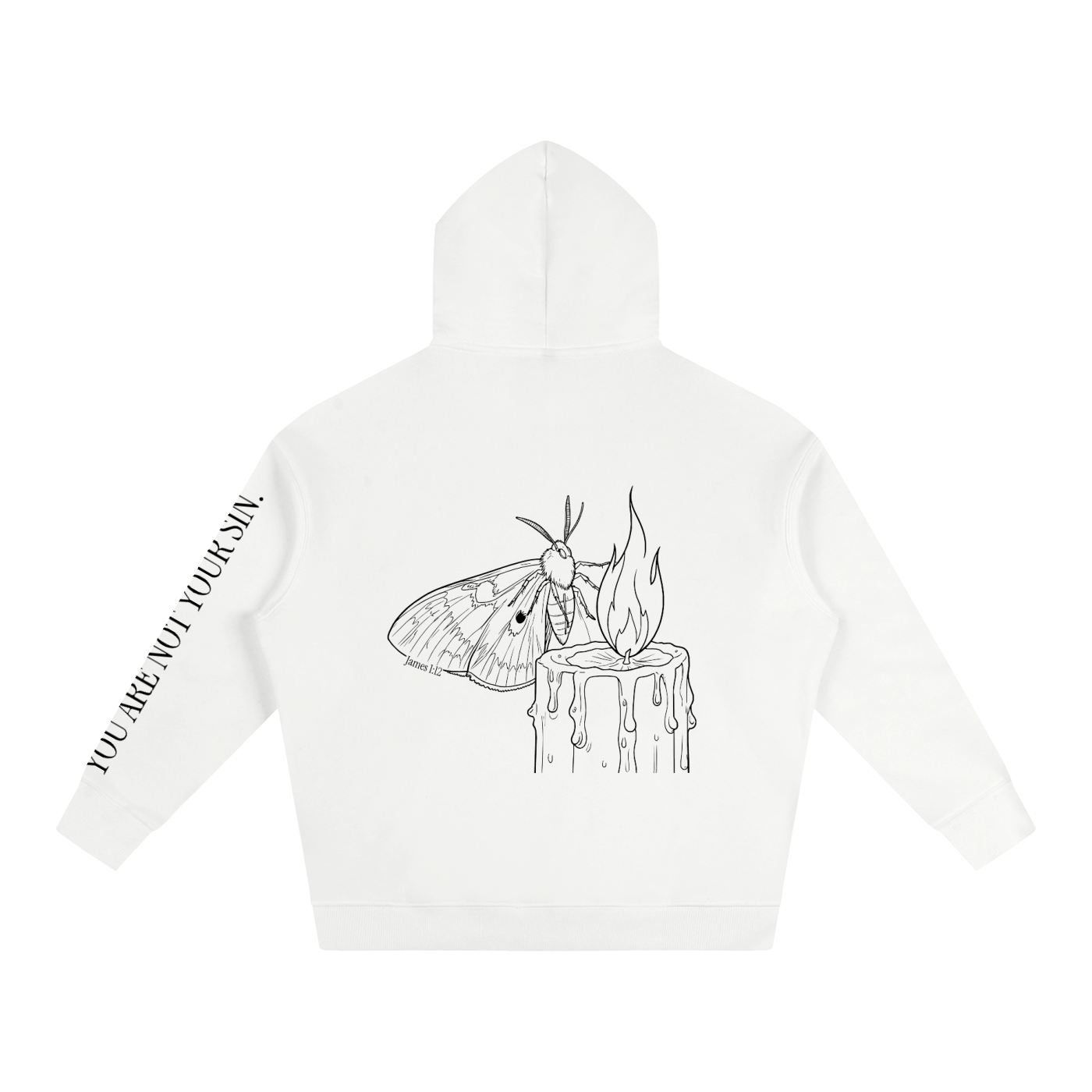 Oversize Fleeced Hoodie: Lust