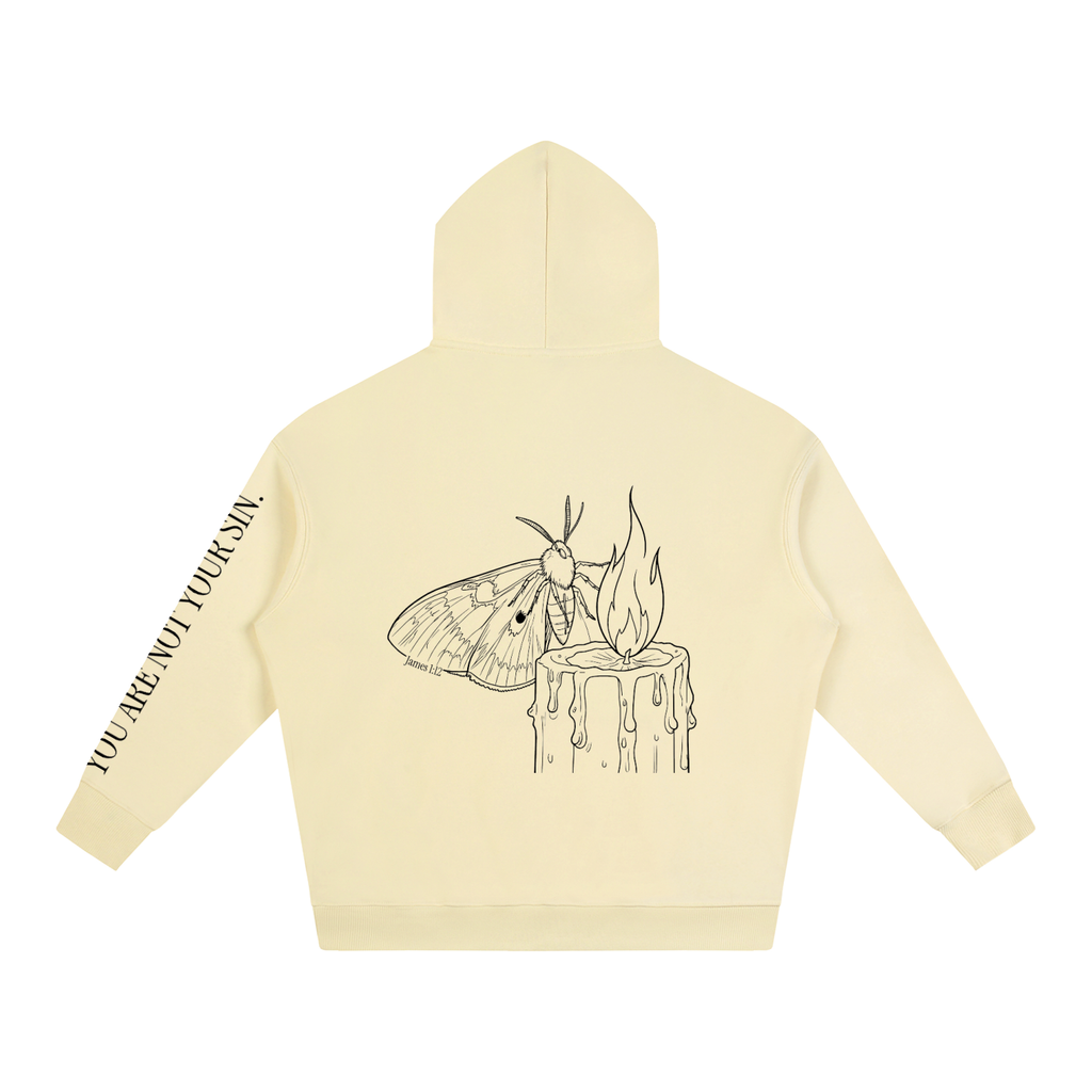 Oversize Fleeced Hoodie: Lust