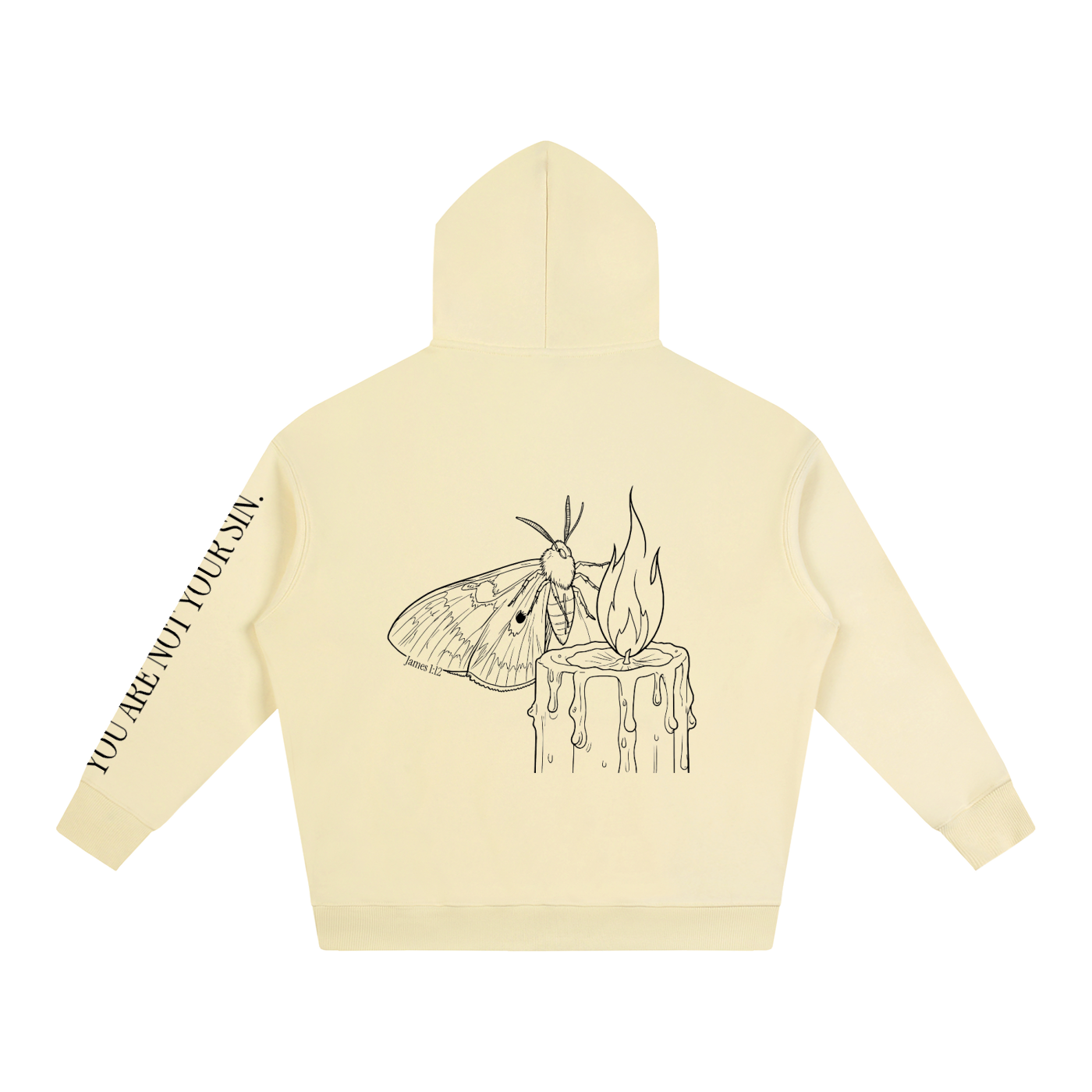 Oversize Fleeced Hoodie: Lust