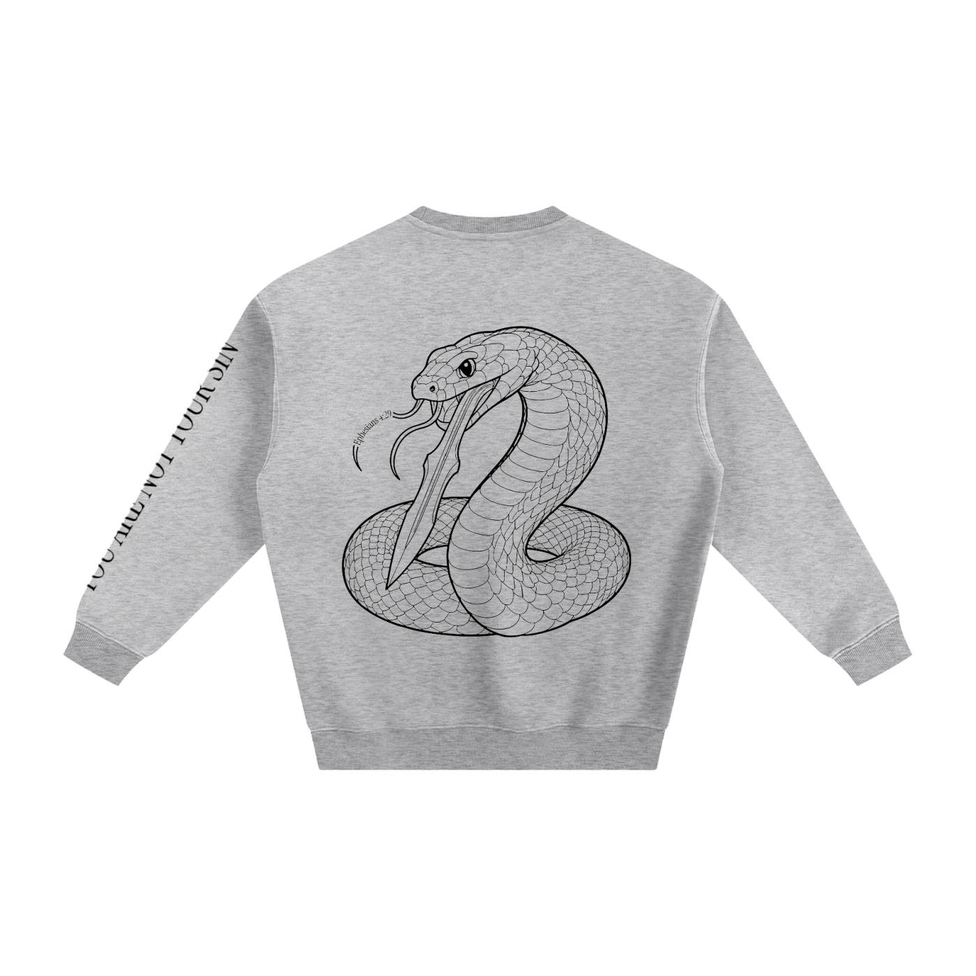 Sins of the Tongue Collection: Fleeced Sweatshirt