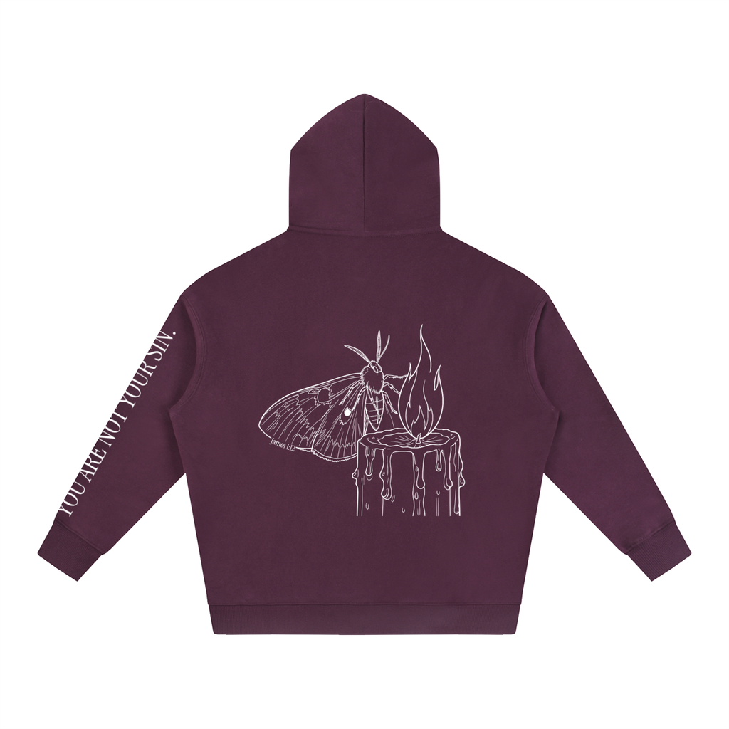 Oversize Fleeced Hoodie: Lust
