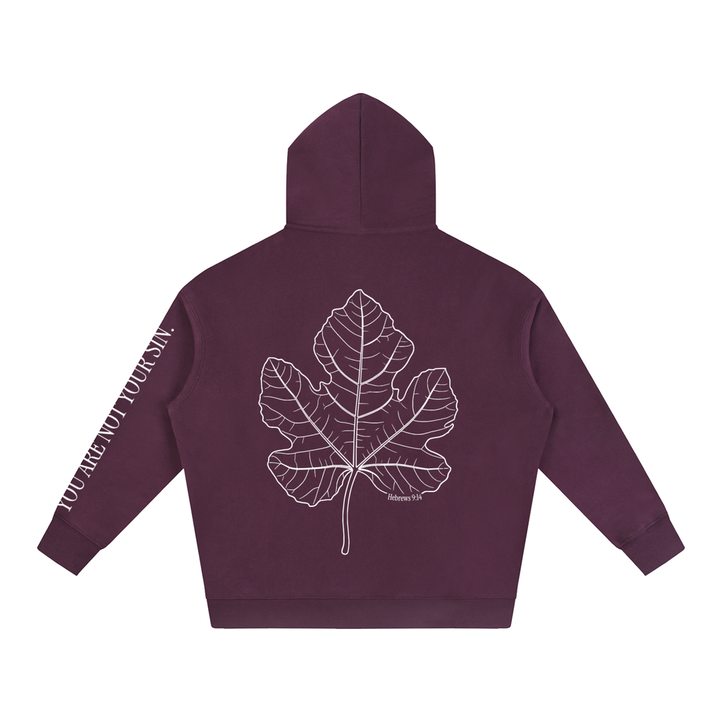 Oversize Fleeced Hoodie: Shame