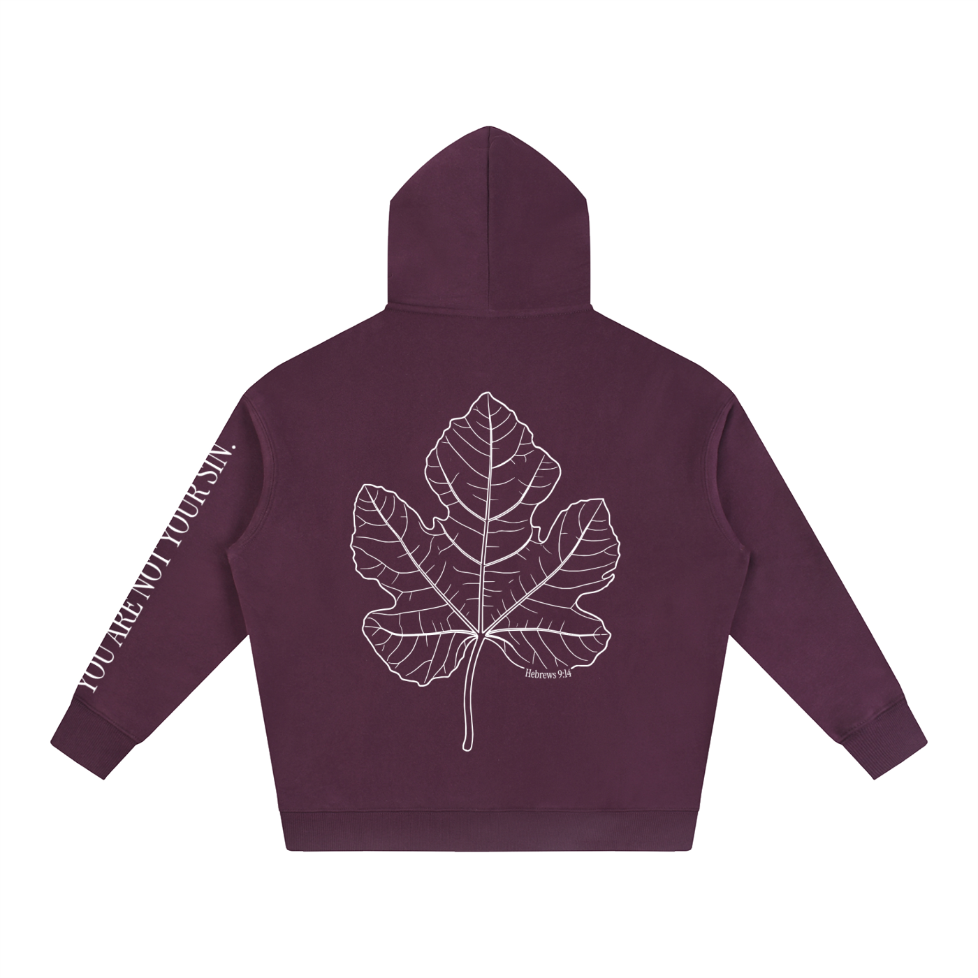 Oversize Fleeced Hoodie: Shame