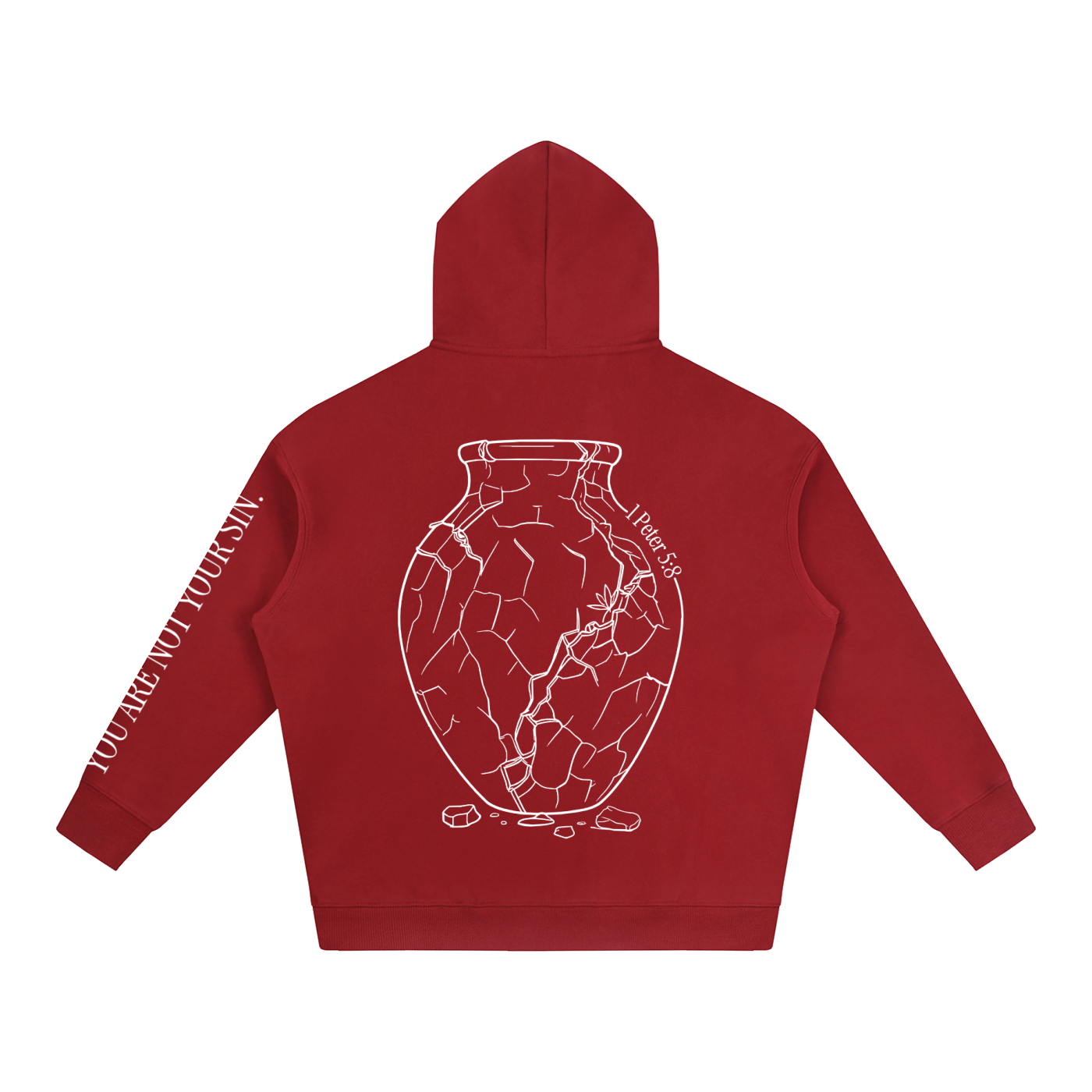 Oversize Fleeced Hoodie: Sobriety
