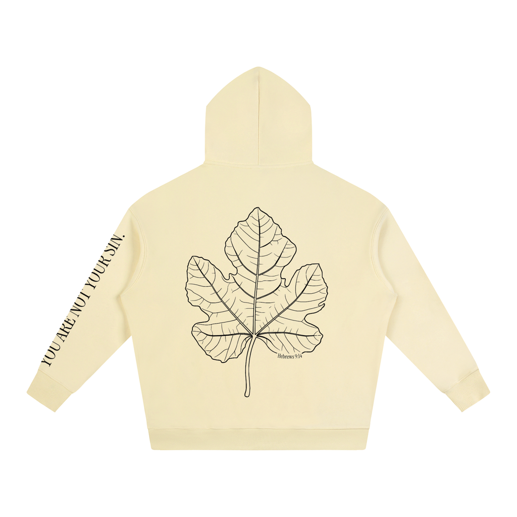 Oversize Fleeced Hoodie: Shame