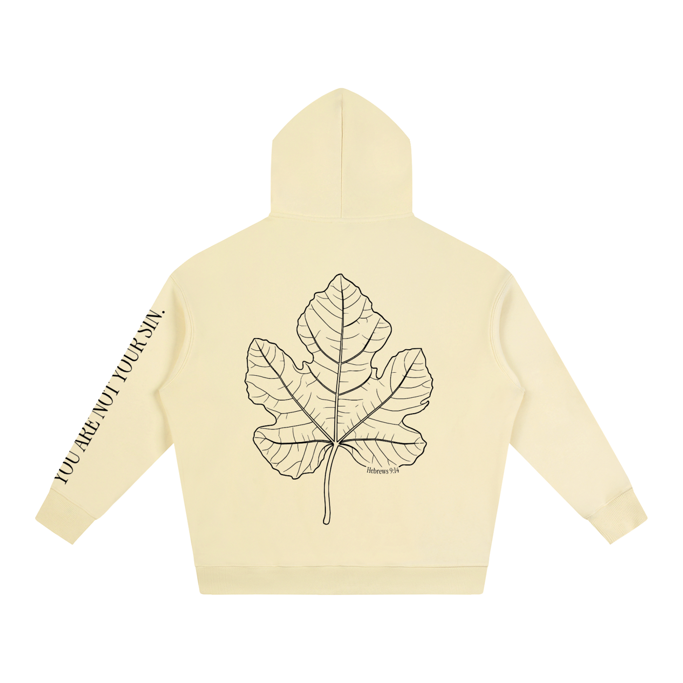 Oversize Fleeced Hoodie: Shame