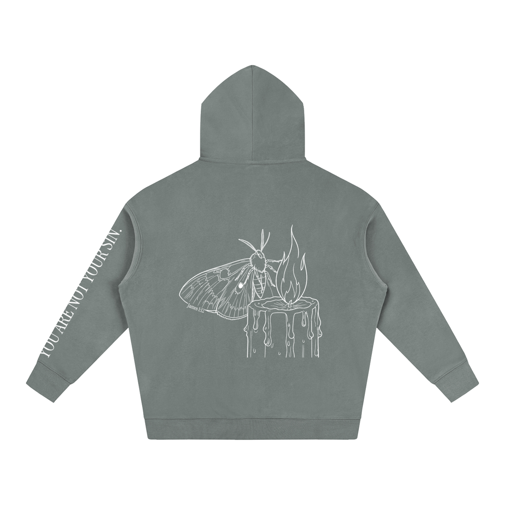 Oversize Fleeced Hoodie: Lust