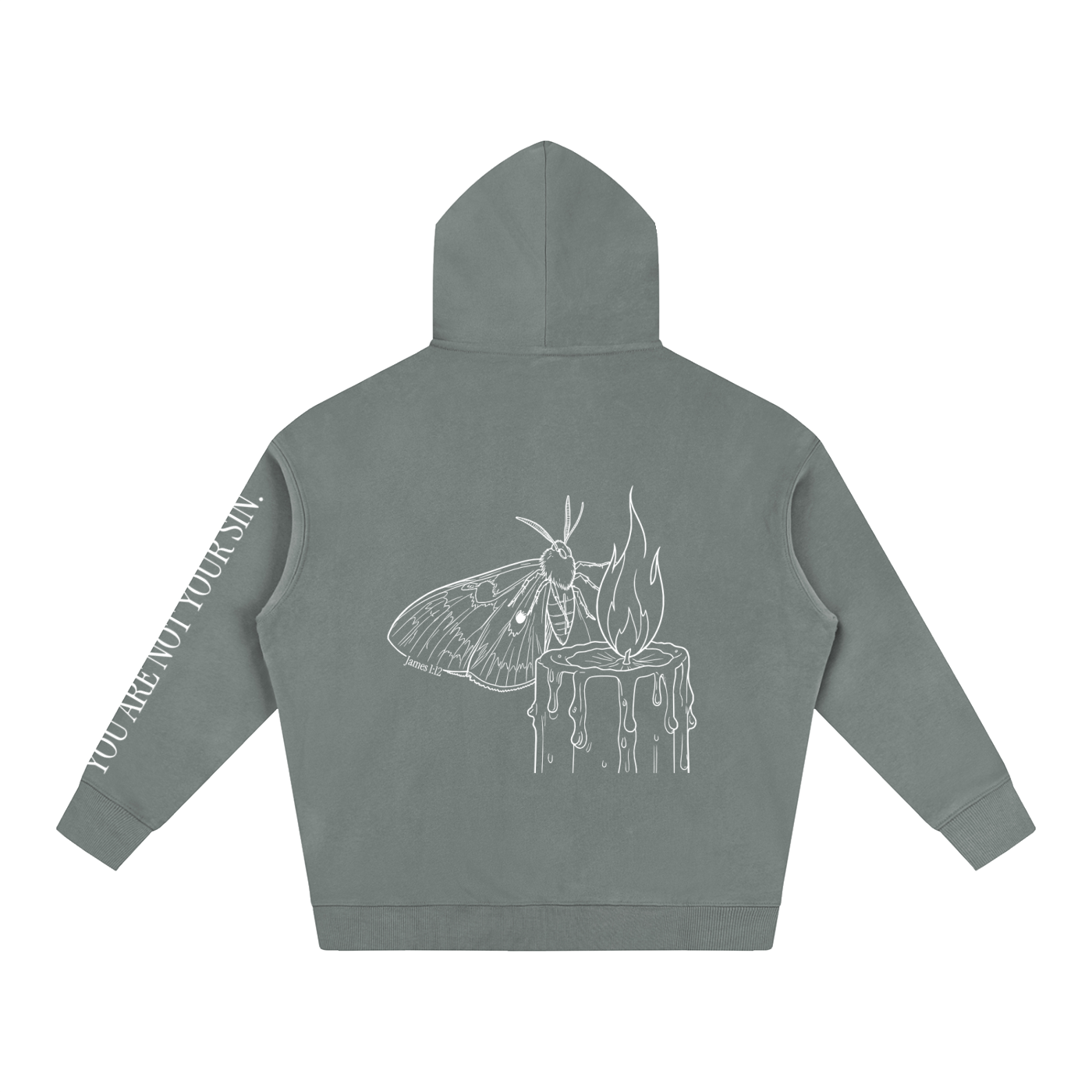 Oversize Fleeced Hoodie: Lust