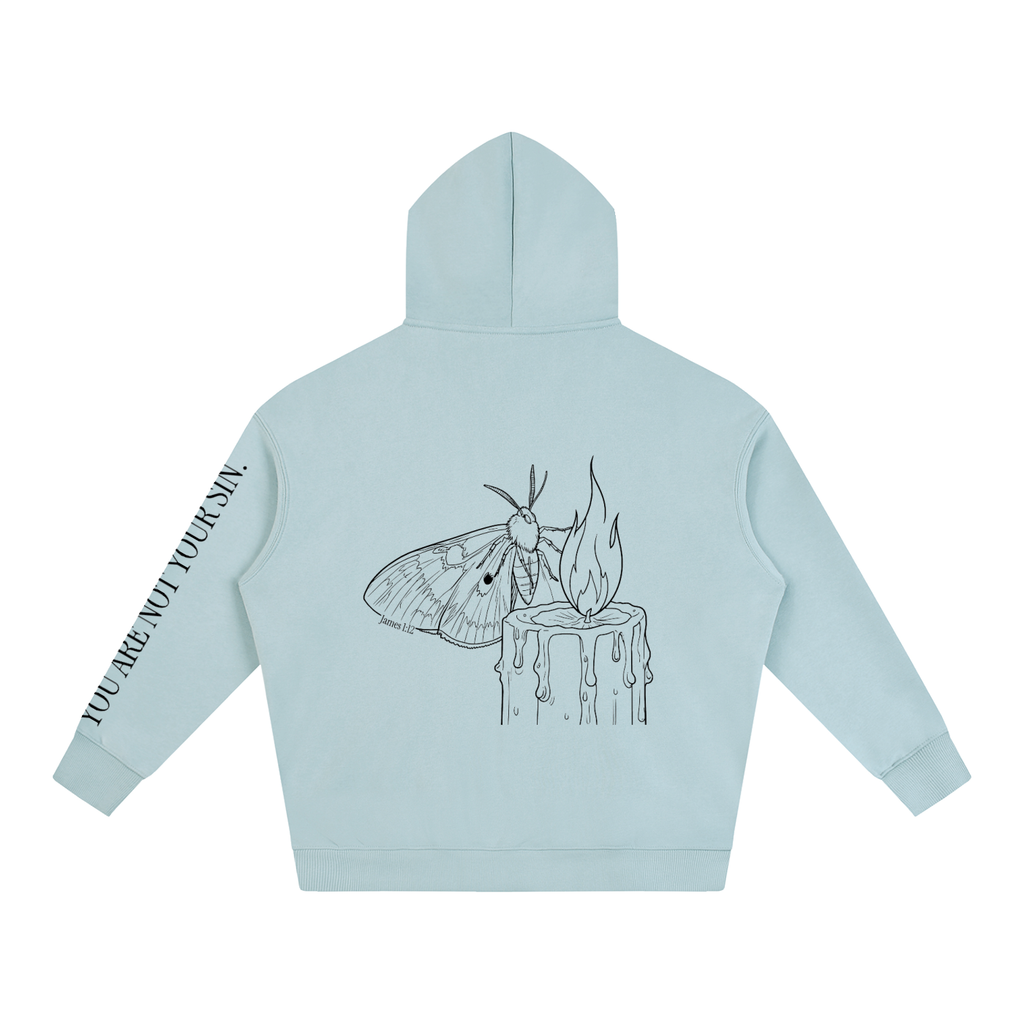 Oversize Fleeced Hoodie: Lust