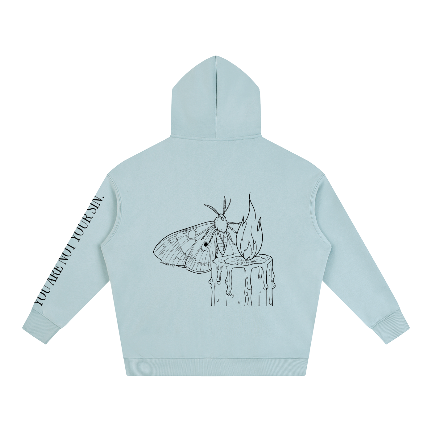 Oversize Fleeced Hoodie: Lust