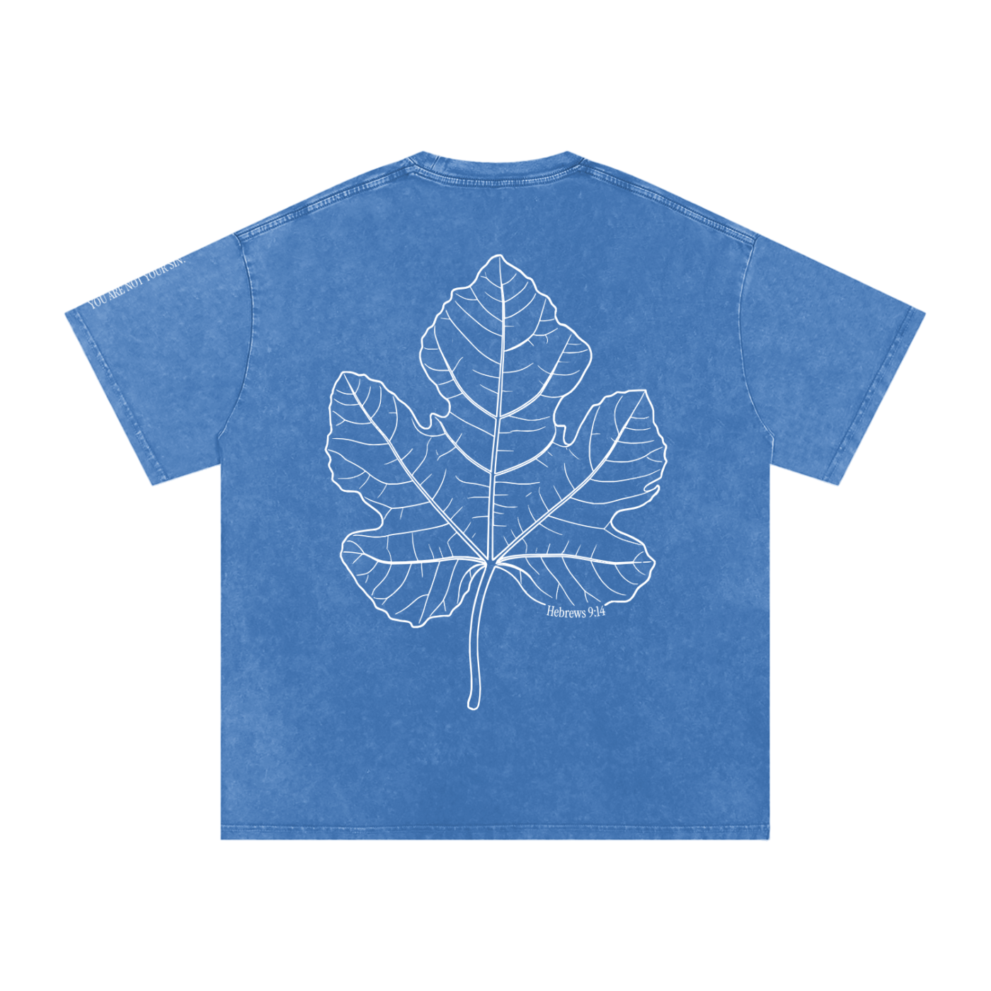 Snow Washed Oversized Cotton T-Shirt: Shame