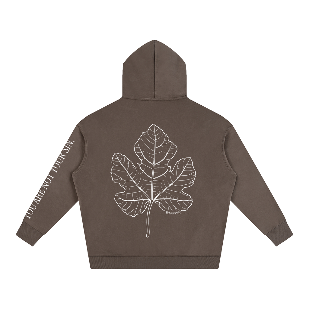 Oversize Fleeced Hoodie: Shame
