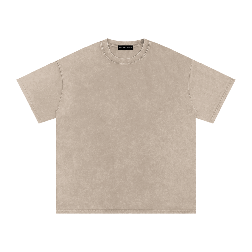 YANYS Collection: Snow Washed Oversized Cotton T-Shirt