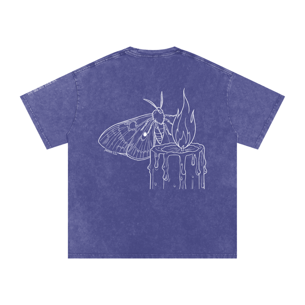 Lust Collection: Snow Washed Oversized Cotton T-Shirt