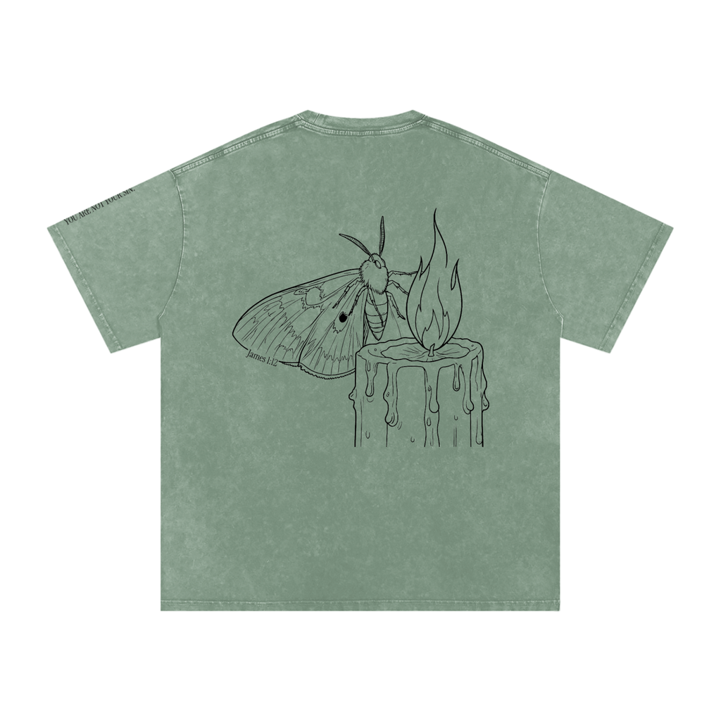 Lust Collection: Snow Washed Oversized Cotton T-Shirt