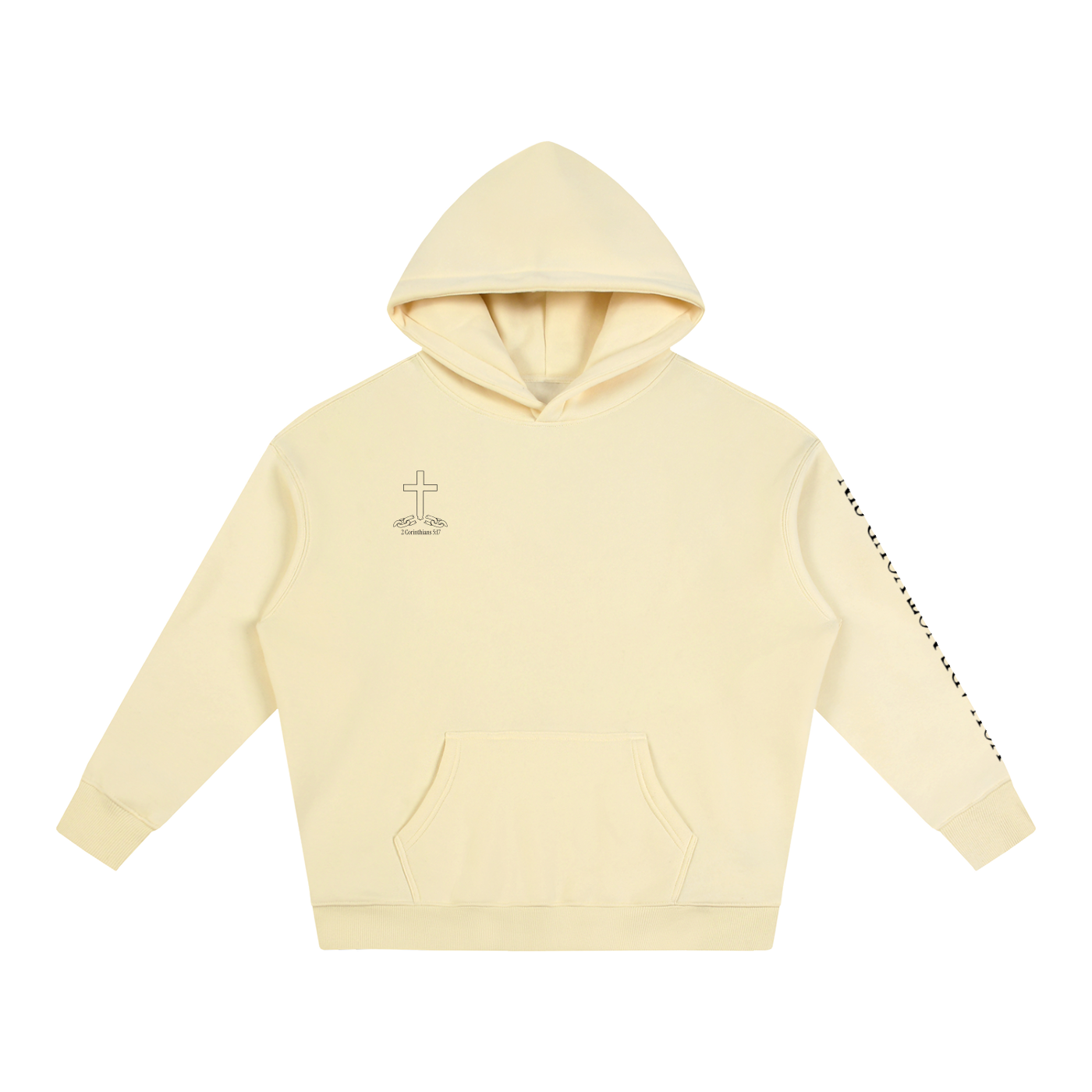 Oversize Fleeced Hoodie: Shame