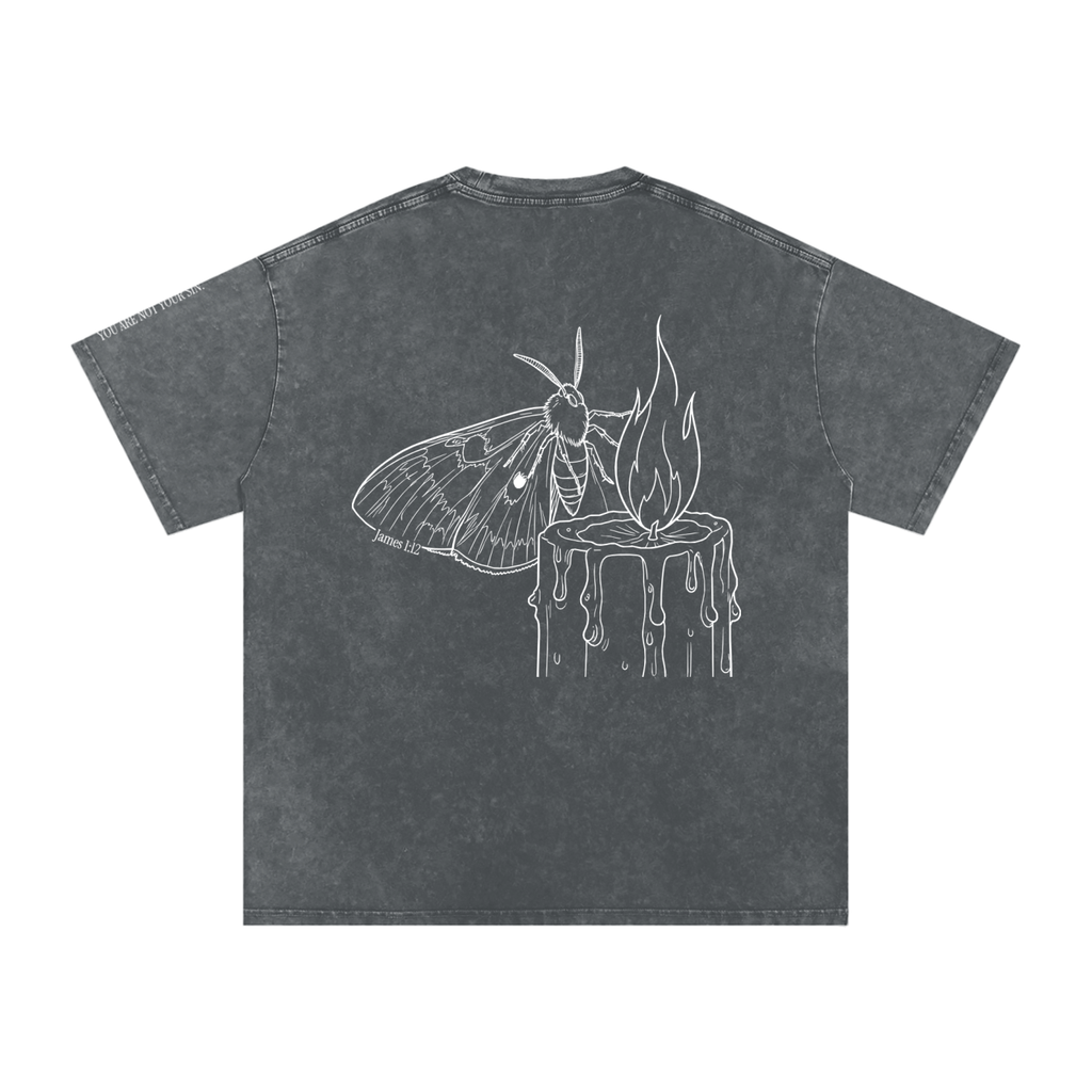 Lust Collection: Snow Washed Oversized Cotton T-Shirt