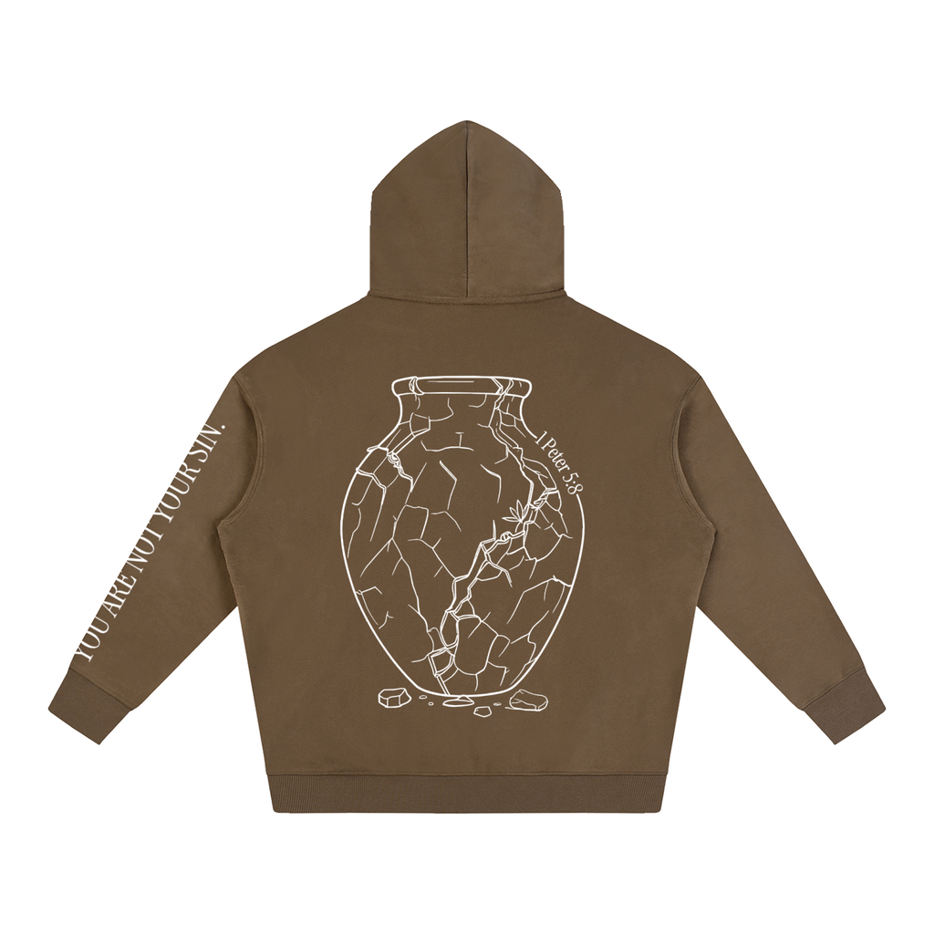 Oversize Fleeced Hoodie: Sobriety