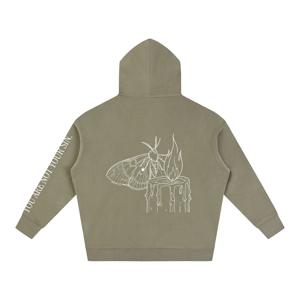 Oversize Fleeced Hoodie: Lust
