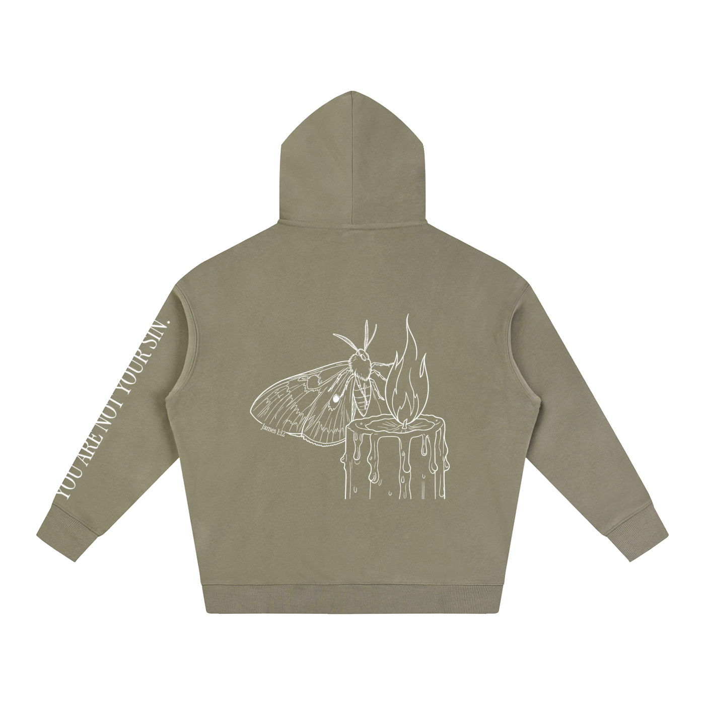 Oversize Fleeced Hoodie: Lust