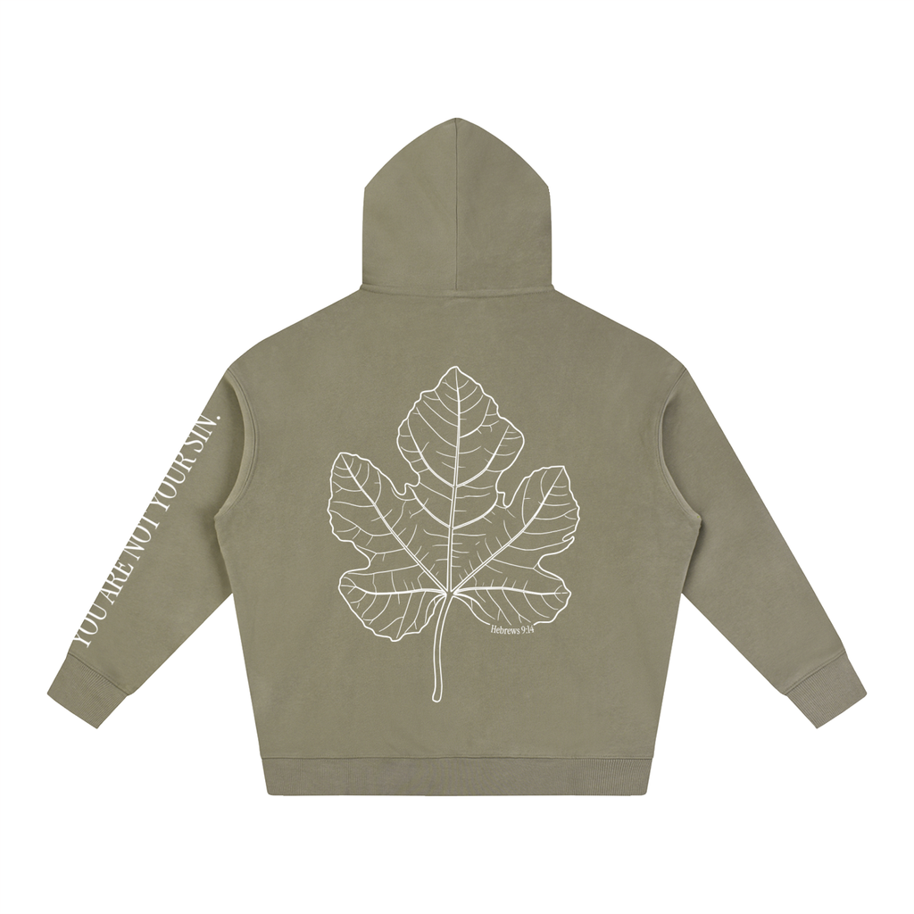 Oversize Fleeced Hoodie: Shame