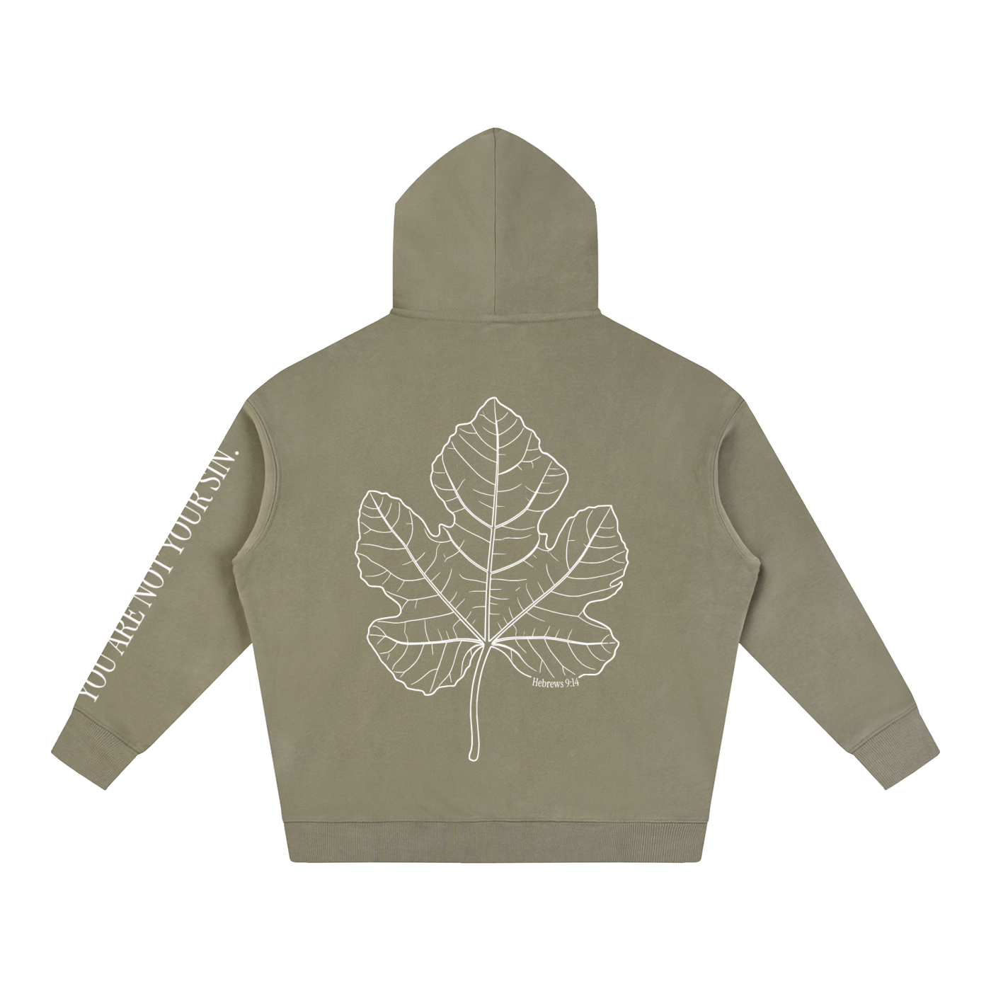 Oversize Fleeced Hoodie: Shame