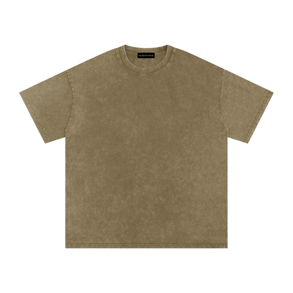 YANYS Collection: Snow Washed Oversized Cotton T-Shirt