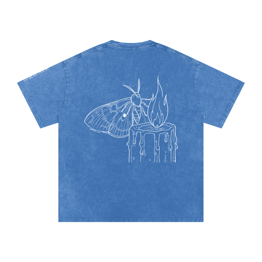 Lust Collection: Snow Washed Oversized Cotton T-Shirt