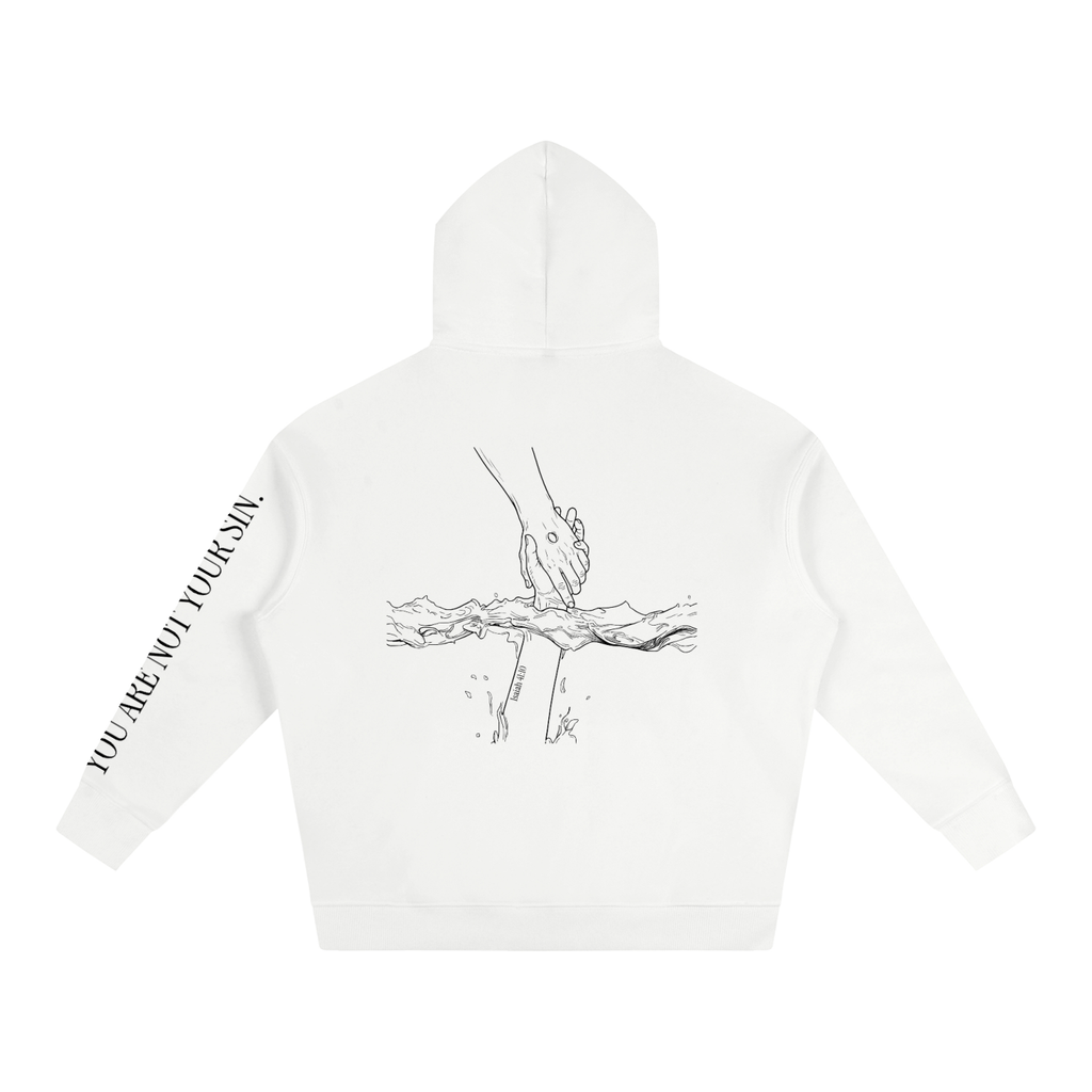 Oversize Fleeced Hoodie: Mental Health/Doubt