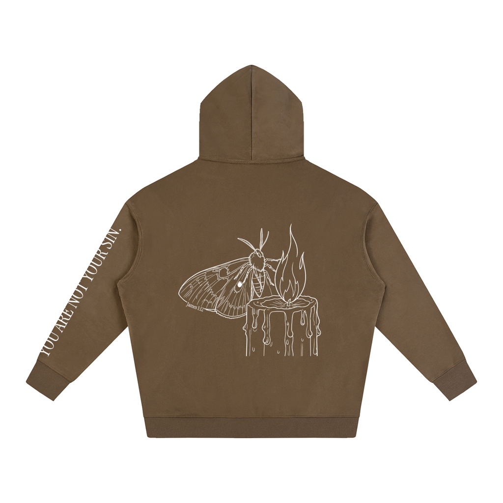 Oversize Fleeced Hoodie: Lust