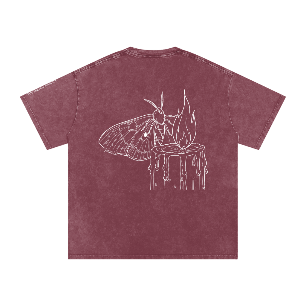 Lust Collection: Snow Washed Oversized Cotton T-Shirt
