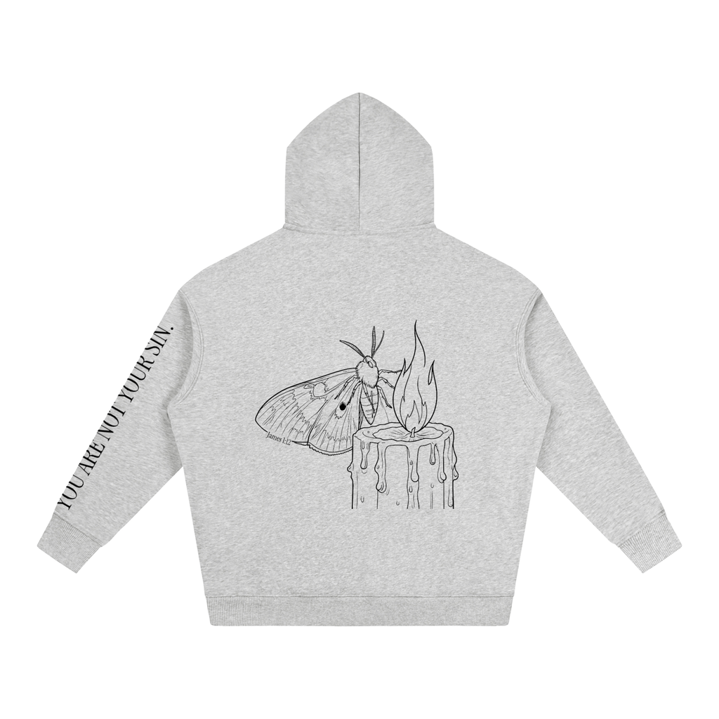 Oversize Fleeced Hoodie: Lust
