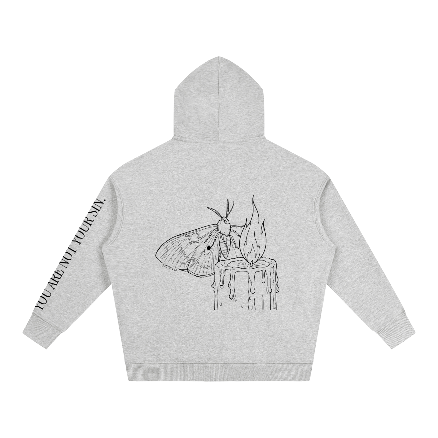 Oversize Fleeced Hoodie: Lust