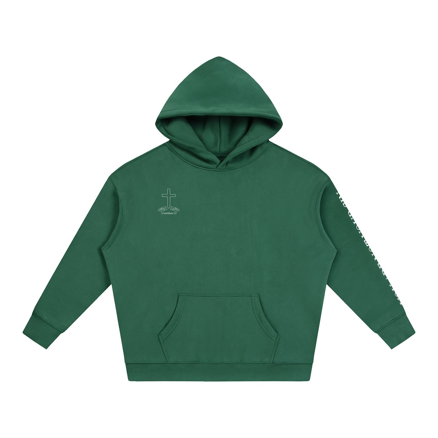 Oversize Fleeced Hoodie: Mental Health/Doubt